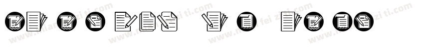 GeographicSymbols Regular字体转换